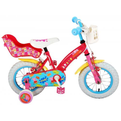 Peppa Pig Kinderfiets - Meisjes - 12 inch - Roze - 2 Handremmen