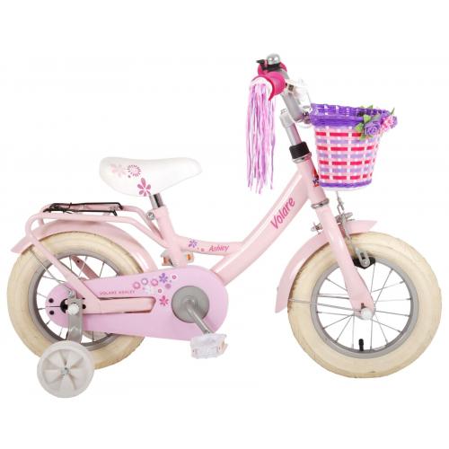 Volare Ashley Kinderfiets - Meisjes - 12 inch - Roze - 95% afgemonteerd