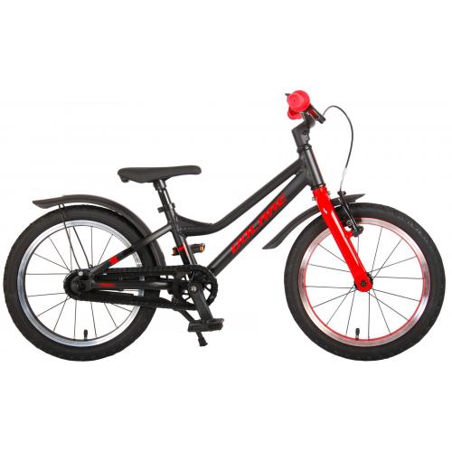 Volare Blaster Kinderfiets - Jongens- 16 inch  - Zwart Rood - Prime Collection