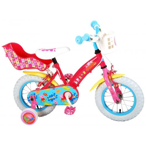 Peppa Pig Kinderfiets - Meisjes - 12 inch - Roze - 2 Handremmen