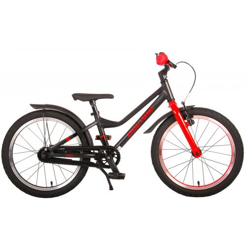 Volare Blaster Kinderfiets - Jongens - 18 inch  - Zwart Rood - Prime Collection