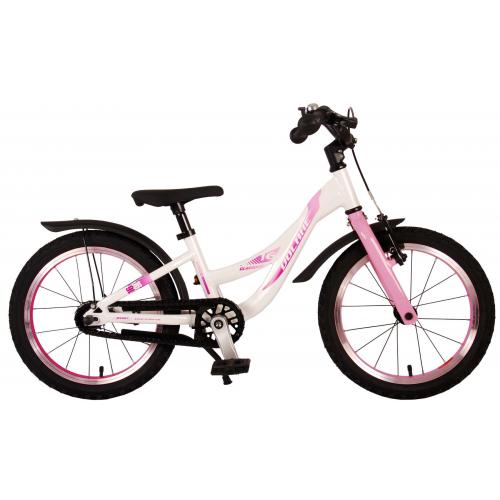 Volare Glamour Kinderfiets - Meisjes - 16 inch - Parelmoer Roze - Prime Collection