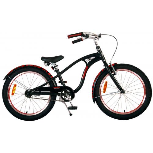 Volare Miracle Cruiser Kinderfiets - Jongens - 20 inch - Mat Zwart - Prime Collection