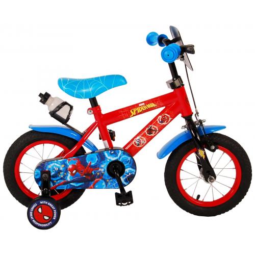 Spider-Man Kinderfiets - Jongens - 12 inch - Blauw/Rood