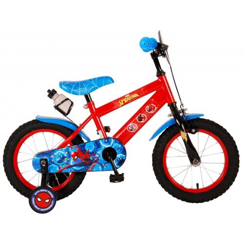 Ultimate Spider-Man Kinderfiets - Jongens - 14 inch - Rood Blauw