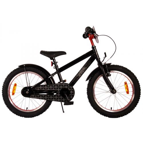 Spider-Man Kinderfiets - Jongens - 18 inch - Mat Zwart