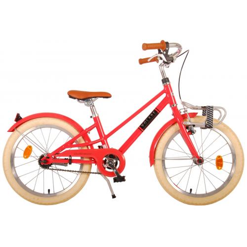 Volare Melody Kinderfiets - Meisjes - 18 inch - Koraal Rood - Prime Collection