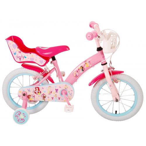 Disney Princess Kinderfiets - Meisjes - 14 inch - Roze - Twee Handremmen