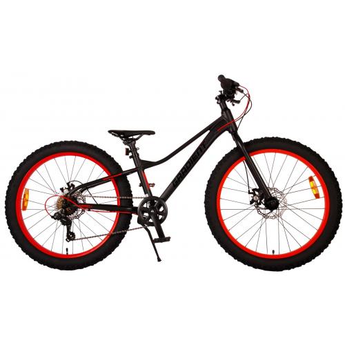 Volare Gradient Kinderfiets – Jongens – 24 inch – Zwart Oranje Rood – 7 speed – Prime Collection