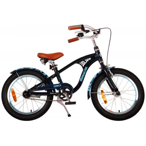 Volare Miracle Cruiser Kinderfiets - Jongens - 16 inch - Mat Blauw - Prime Collection