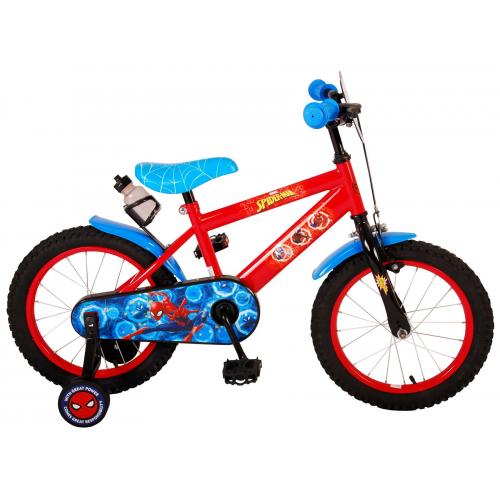 Spider-Man Kinderfiets - Jongens - 16 inch - Blauw Rood