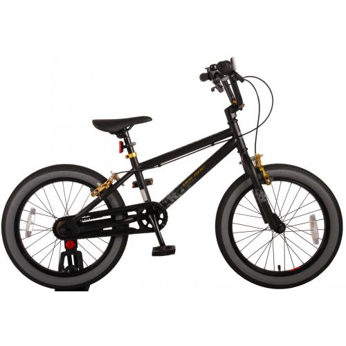 Volare Cool Rider Kinderfiets - Jongens - 18 inch - Zwart - twee handremmen - 95% afgemonteerd - Prime Collection