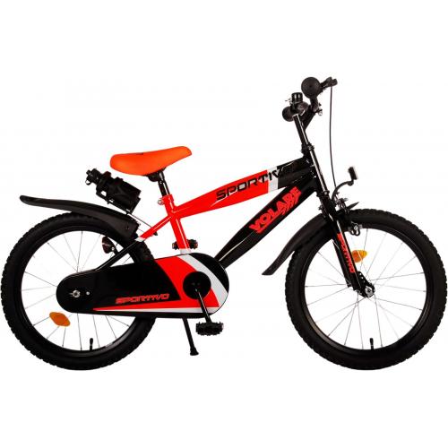 Volare Sportivo Kinderfiets - Jongens - 20 inch - Neon Oranje Zwart - Twee Handremmen