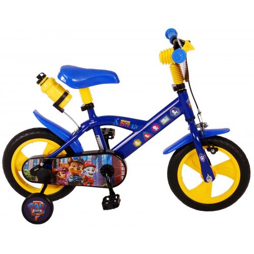 Paw Patrol Kinderfiets - Jongens - 12 inch - Blauw Geel - Doortrapsysteem