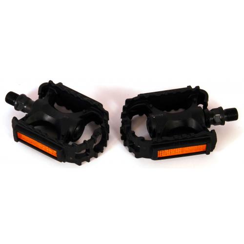 Volare Fietspedalen - 2 stuks - Zwart - voor 14 en 16 inch Kinderfietsen - Dunne draad - Trappers
