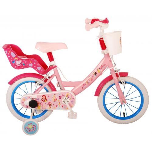 Disney Princess Kinderfiets - Meisjes - 14 inch - Roze - Twee Handremmen