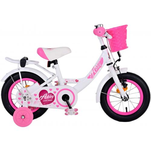 Volare Ashley Kinderfiets - Meisjes - 12 inch - Wit