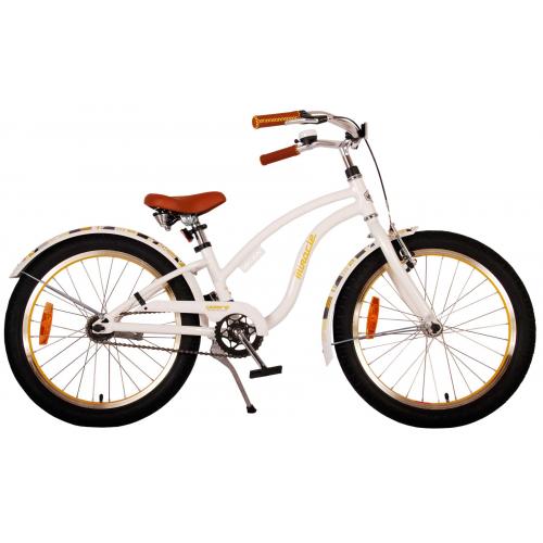 Volare Miracle Cruiser Kinderfiets - Meisjes - 20 inch - Wit - Prime Collection