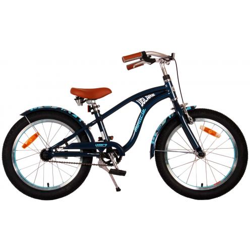 Volare Miracle Cruiser Kinderfiets - Jongens - 18 inch - Mat Blauw - Prime Collection