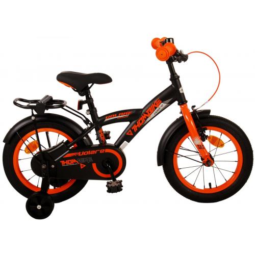 Volare Thombike Kinderfiets - Jongens - 14 inch - Zwart Oranje