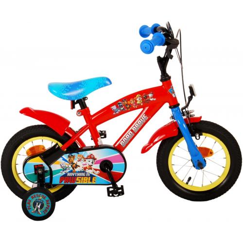 Paw Patrol Kinderfiets - Jongens - 12 inch - Rood/Blauw