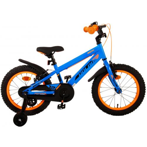 Volare Rocky Kinderfiets - Jongens - 16 inch - Blauw - Twee handremmen