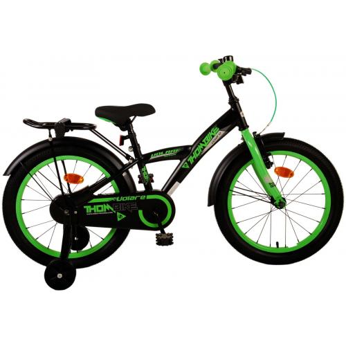 Volare Thombike Kinderfiets - Jongens - 18 inch - Zwart Groen