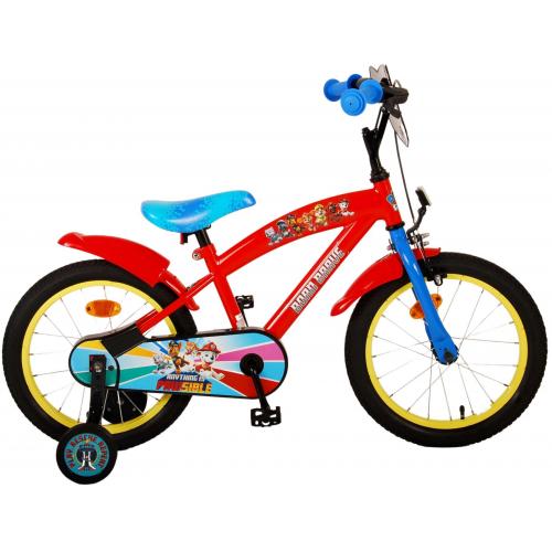 Paw Patrol Kinderfiets - Jongens - 16 inch - Rood Blauw