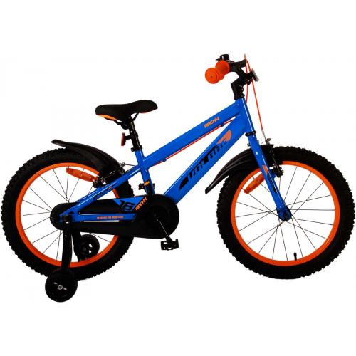 Volare Rocky Kinderfiets - Jongens - 18 inch - Blauw - Twee handremmen
