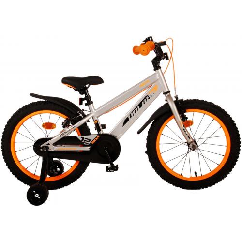 Volare Rocky Kinderfiets - Jongens - 18 inch - Grijs - Twee handremmen