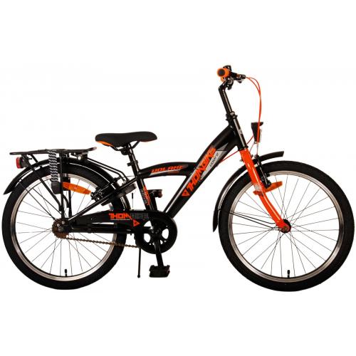 Volare Thombike Kinderfiets - Jongens - 20 inch - Zwart Oranje - Twee Handremmen