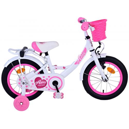 Volare Ashley Kinderfiets - Meisjes - 14 inch - Wit