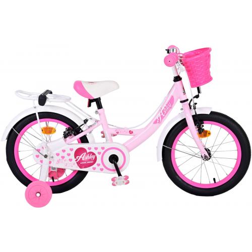 Volare Ashley Kinderfiets - Meisjes - 16 inch - Roze - Twee Handremmen