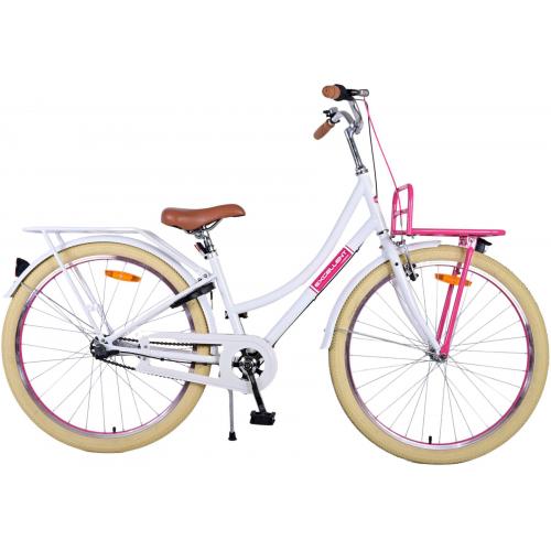 Volare Excellent Kinderfiets - Meisjes - 26 inch - Wit - Shimano Nexus 3 versnellingen