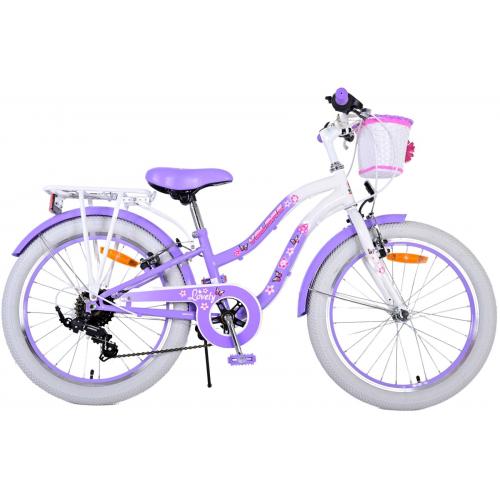 Volare Lovely Kinderfiets - Meisjes - 20 inch - Paars - 6 versnellingen