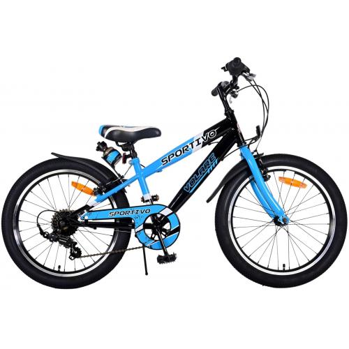 Volare Sportivo Kinderfiets - Jongens - 20 inch - Blauw - 7 versnellingen