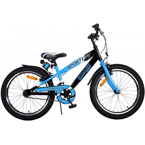 Volare Sportivo Kinderfiets - Jongens - 20 inch - Blauw - Twee handremmen