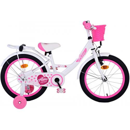 Volare Ashley Kinderfiets - Meisjes - 18 inch - Wit