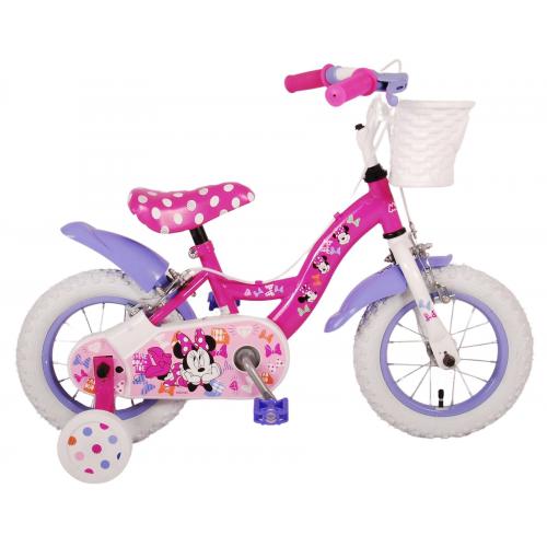 Disney Minnie Cutest Ever! Kinderfiets - Meisjes - 12 inch - Roze - Twee handremmen