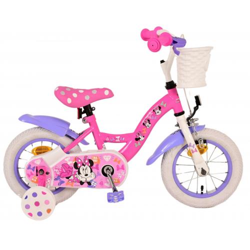 Minnie Kinderfiets - Meisjes - 12 inch - Roze