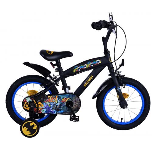 Batman Kinderfiets - Jongens - 14 inch - Zwart - Twee handremmen