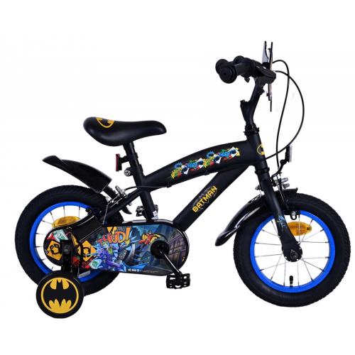 Batman Kinderfiets - Jongens - 12 inch - Zwart - Twee handremmen