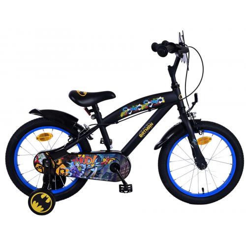 Batman Kinderfiets - Jongens - 16 inch - Zwart - Twee handremmen