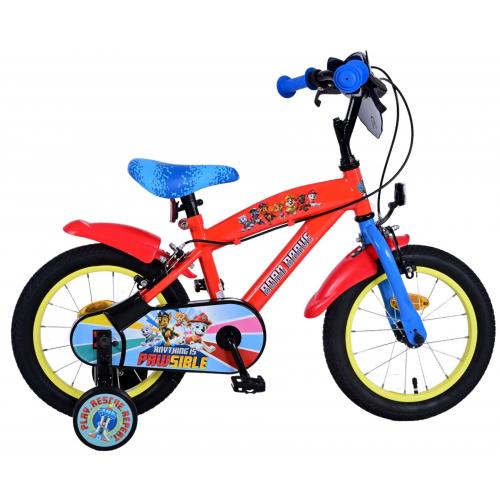 Paw Patrol Kinderfiets - Jongens - 14 inch - Twee handremmen