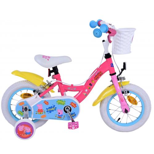 Peppa Pig Kinderfiets - Meisjes - 12 inch - Roze - Twee handremmen