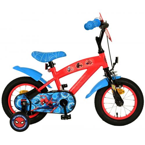 Spider-Man Kinderfiets - Jongens - 12 inch - Blauw/Rood