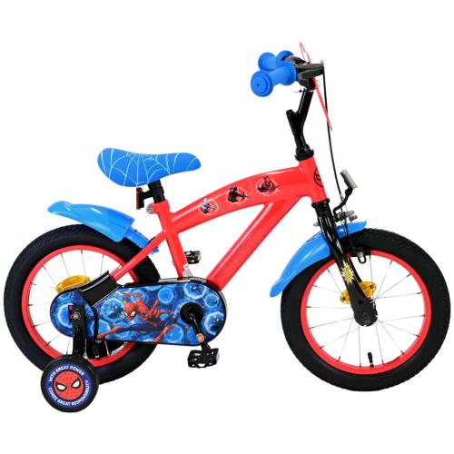 Marvel Spider-Man Kinderfiets - Jongens - 14 inch - Rood/Blauw