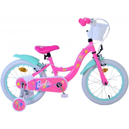 Barbie Kinderfiets - Meisjes - 16 inch - Roze - Twee handremmen