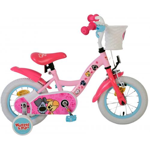 Woezel & Pip Kinderfiets - Meisjes - 12 inch - Roze