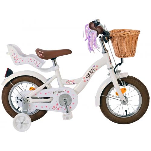 Volare Blossom Kinderfiets - Meisjes - 12 inch - Wit
